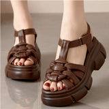 Women's Vintage Plus Size Wedge Sandals