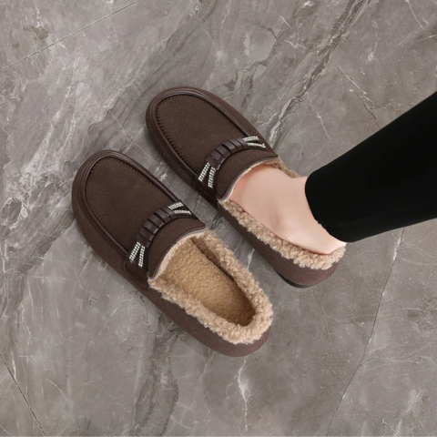 Women’s Fleece-Lined Winter Loafers