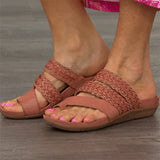 Women's New Plus Size Slip-on Flat Slippers