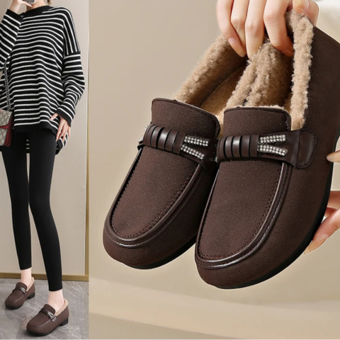 Women’s Fleece-Lined Winter Loafers