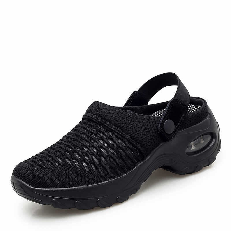 Summer Daily Sandals Women Half-Drag Breathable Lightweight Air Cushion Women'S Shoes