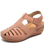 Wedges Sandals Summer Women's Round Toe Roman Shoes