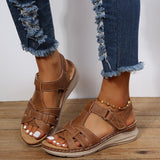 Women's Vintage Plus Size Wedge Sandals