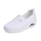 Women's Wedge Platform Mesh Surface Breathable Casual Shoes
