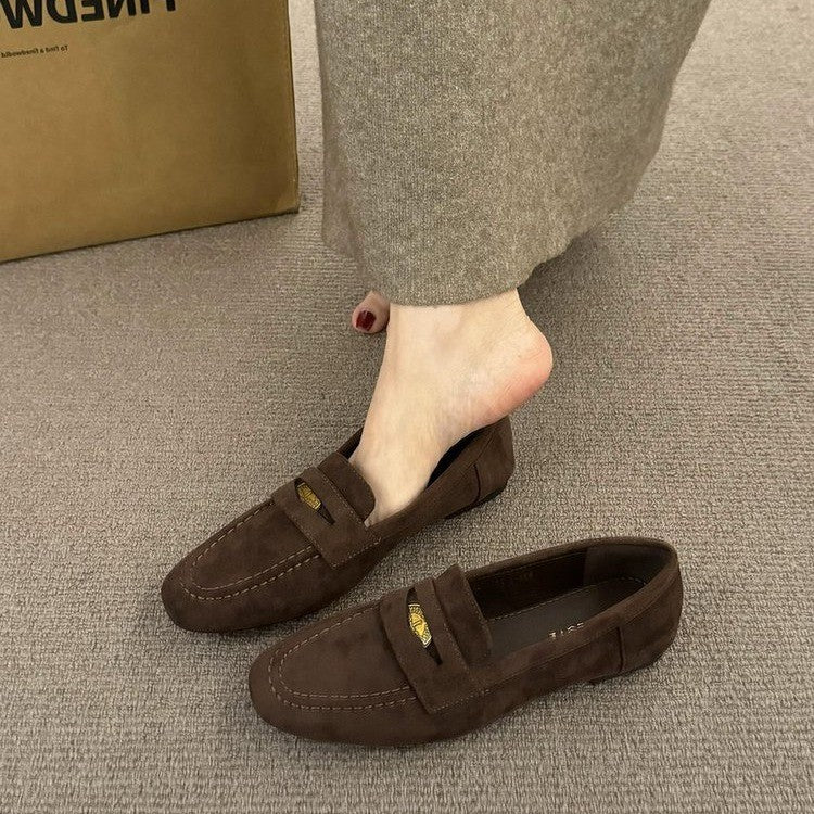 Classic Suede-Look Women’s Loafers
