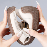 Elegant and Versatile Women’s Loafers with Metal Buckle