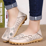 Women’s Low-Heel Loafers with Laces & Small Eyelets