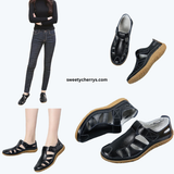 Women's casual leather summer sandals