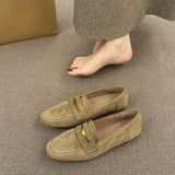 Classic Suede-Look Women’s Loafers