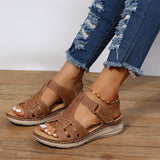 Women's Vintage Plus Size Wedge Sandals