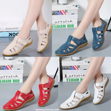 Women's casual leather summer sandals