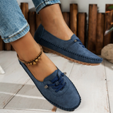 Women’s Comfortable Lace-Up British-Style Loafers