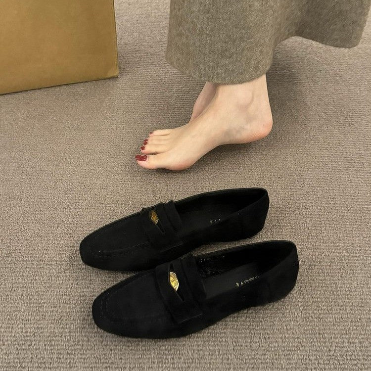 Classic Suede-Look Women’s Loafers