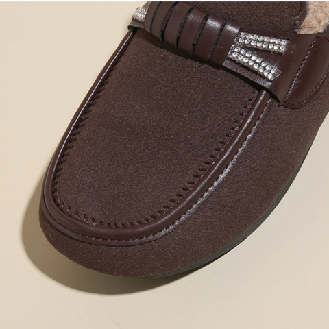 Women’s Fleece-Lined Winter Loafers