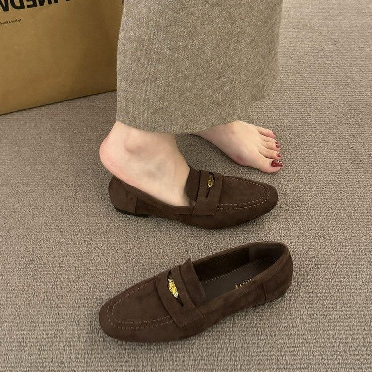 Classic Suede-Look Women’s Loafers