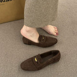 Classic Suede-Look Women’s Loafers