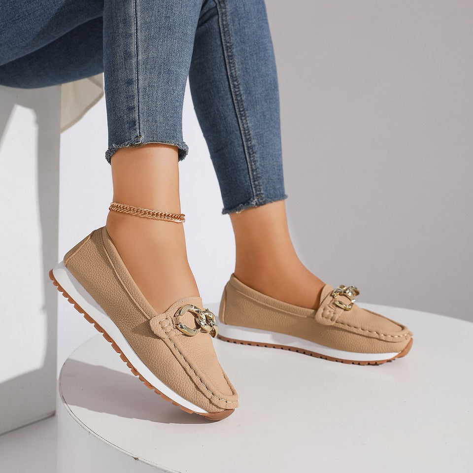 Women’s comfortable casual slip-on loafers for spring summer fall
