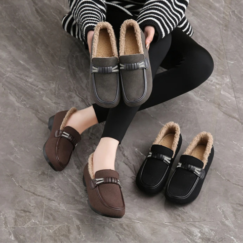 Women’s Fleece-Lined Winter Loafers