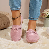 Women’s Comfortable Lace-Up British-Style Loafers