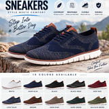 Knitted lace-up casual shoes Brock men's shoes