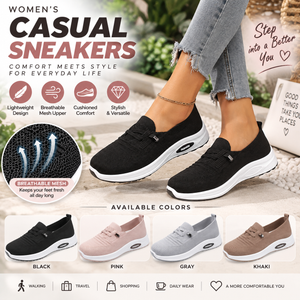 Lightweight Womens Shoes Large Size Casual Flyknit, Breathable