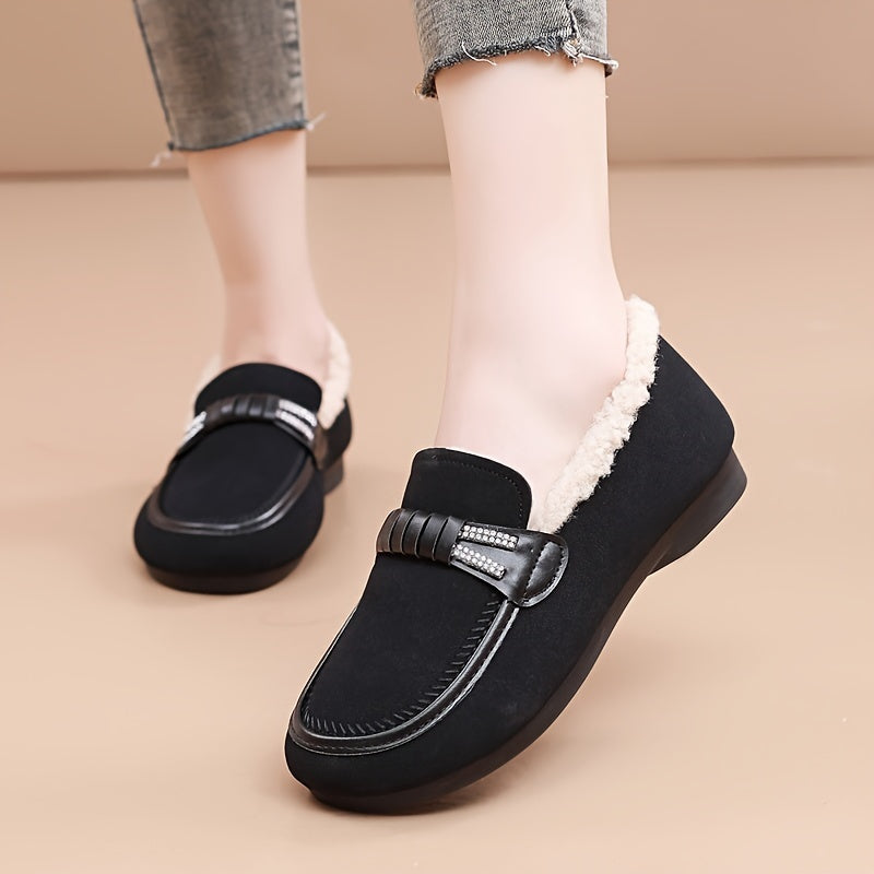 Women’s Fleece-Lined Winter Loafers