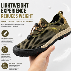 Mens Casual Shoes Summer Mesh Shoes Outdoor Footwear