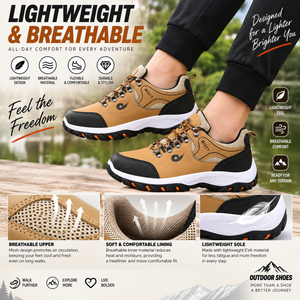 Mens Color-Block Hiking Shoes For Spring And Summer Outdoor Adventures