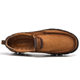 Sports And Leisure Shoes Thick Soled Foot Layer Cowhide Nubuck Shoes