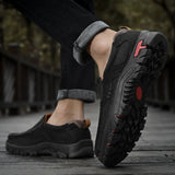 Sports And Leisure Shoes Thick Soled Foot Layer Cowhide Nubuck Shoes