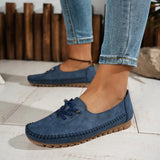 Women’s Comfortable Lace-Up British-Style Loafers