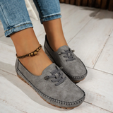 Women’s Comfortable Lace-Up British-Style Loafers
