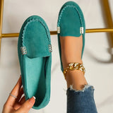 Women’s Loafers with Metallic Detail. 👞✨