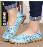 Women’s Low-Heel Loafers with Laces & Small Eyelets
