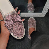 Women’s Sparkling Rhinestone Loafers