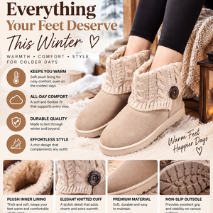 Women's  With Medium Cotton Shoes And Short Boots