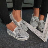 Women’s Sparkling Rhinestone Loafers