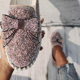 Women’s Sparkling Rhinestone Loafers