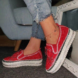 Women’s Sparkling Rhinestone Loafers