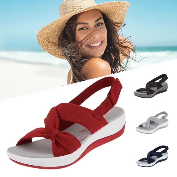 Women's Simple Fish Mouth Sponge Cake Sole Amazon Roman Sandals