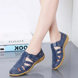 Women's casual leather summer sandals