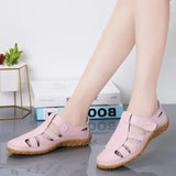 Women's casual leather summer sandals
