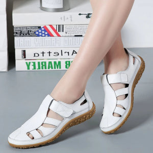Women's casual leather summer sandals
