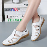 Women's casual leather summer sandals
