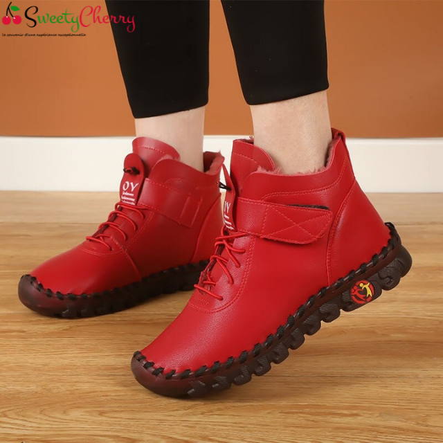 Leather Women's Ankle Boots