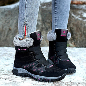 Women's comfortable warm snow boots