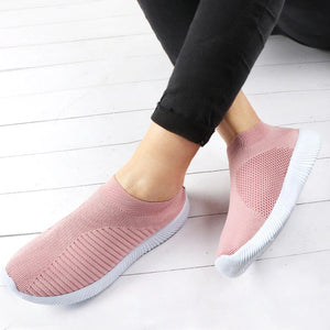 Women Stretch Fabric Socks Sneakers