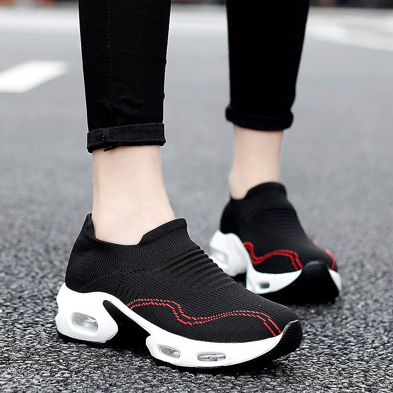 Women's Slip On Breathe Mesh Walking Shoes