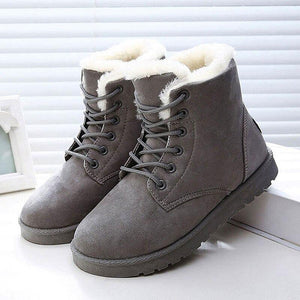 SweetyCherry® Anti-Slip Waterproof Lace Up Snow Boots For Women
