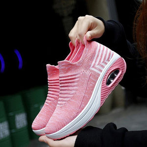 women's elastic lightweight breathable sneakers